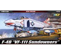USN F-4b Vf-111 Horizons sans Frontières Fighter 1:48 Plastic Model Kit Academy