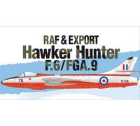 Hawker Hunter F.6/Fga.9 Raf & Export Fighter 1:48 Plastique Model Kit Academy