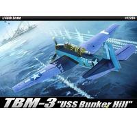 1:48 Academy Tbm-3 Uss Bunker Hill Kit ACD12285 Modellino