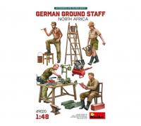 1:48 Fig.-Set Ger. Ground Staff (4)N.Af.