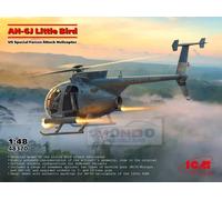 1:48 ICM Ah-6J Little Bird, Us Special Forces Attack Helicopter Kit ICM48370