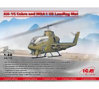 (ICM48298) - ICM 1:48 - AH-1G Cobra & M8A1 US Landing Mat