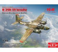 B-26b-50 Invader, Korean War American Bomber- 1:48e -