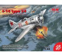 ICM Kit de maquette I-16 Type 24 1:48 – Chasseur soviétique Seconde Guerre mondiale ICM48097
