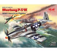 ICM Maquette Avion Mustang P-51K 1:48 - Chasseur américain Seconde Guerre mondiale - Neuf