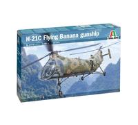 1:48 Italeri Elicottero H-21C Flying Banana GunShip Kit IT2774 Modellino