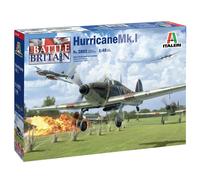 1:48 Italeri Hurricane Mk.I Battle Of Britain 80Th Ann. Kit IT2802 Modellino