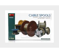 MiniArt Kit enrouleurs de câbles 49008 – 1/48 – 8 pièces, non peints, à assembler