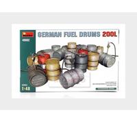 1:48 MINIART Accessories German Gasoline Fuel Drums 200 Litre Kit MA49002