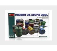 1:48 MINIART Accessories Modern Oil Drums 200L Kit MA49009