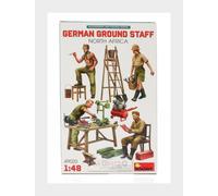 1:48 MINIART Figures German Ground Staff North Africa Kit MA49020