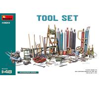 MiniArt Kit d'outils 49013 – Échelle 1:48, kit en plastique, reproduction fidèle de l'original