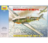 1:48 Zvezda Messerschmitt Bf-109 F4 Kit Z4806 Modellino