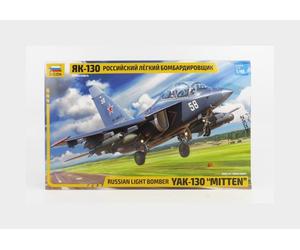 1:48 ZVEZDA Yakovlev Tak 130 Mitten Airplane Military 1996 Kit ZS4818