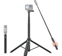 1.4m Trépied invisible Canne à selfie pour insta360 X5 X4 X3 Ace Pro,support tout-en-un Vlog Live Streaming pour GoPro Hero 13 12 11 10 9 8 7 6 5,Brave 4,7,EK7000 et autres caméras d'action