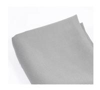1.4m x 0.5m Speaker Grill Cloth - Acoustically Transparent Nylon Mesh Fabric, Protective Multicolor Cover for Audio & Speaker Repair(Silver Gray)