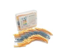 1/4W 30 values Metal Film Resistor assortment Kit 10R-1M Resistor Pack,50 values 1% Set of resistors 1R-10M DIY Assorted Kit BIANMTSW(500pcs-Without box)