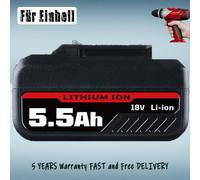 1-4x Batterie de remplacement pour Einhell 18 V Power X-Change Lithium PXC 5,5Ah