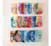 1/5/10/15/20 paires aléatoires Chaussettes respirantes Pokemon Pikachu Evoli Carapuce mignon et dessin animé pour femmes, à porter au quotidien 36-39,40-43Animal,Cartoon,Halloween,LettresÉtoffe