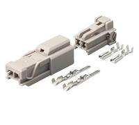 1/5/10/20/50/Ensembles Faisceau de câbles à 2 broches Connecteur mâle/femelle automobile Fiche de câblage 2,2 mm 6098-0239 6098-0240(2p female male,1 SET_2P)