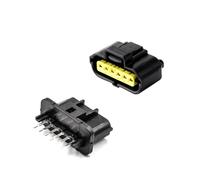 1/5/10/20 ensembles 6 broches 184060-1 connecteur de pédale d'accélérateur de voiture pompe à essence(Color:6p male female,Size:5 SETS_6P)