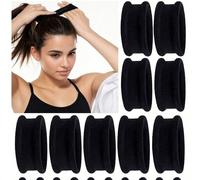 1/5/10/20 pièces Élastiques à cheveux extra larges sans couture, élastiques à cheveux élégants et à la mode qui ne dommagent pas les cheveux, convenant aux filles pour attacher une queue de cheval hau
