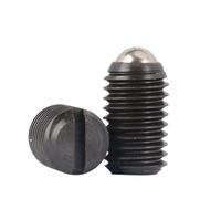 1/5/10/20 Pièces M4 M5 M6 M8 M10 M12 12.9 Grade Fendu Ressort Boule Plongeur Grub Point Ensemble Vis Boulon(Black10pcs,M10x16)