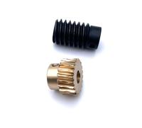 1:5/10/20 Turbine Steel Worm Gear Reducer 1M 20T 6/8MM DIY Small Gearbox Right Angle electronic starter Gear IINKUEYK(Self-Lock,1 Ratio 5-8MM-8MM)