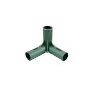 1/5/10 pièces 19 mm Cadre de Jardinage en Plastique Bordure connecteur d'angle Plante Support de Fleurs Joint(90 Degree Three-Way,5Pcs)