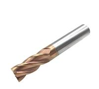 1/5/10 pièces Fraise en carbure 3,9 mm 7. HRC55 4 dents, revêtement alliage, acier au tungstène, outil de coupe for usinage CNC(7X8DX60L-4F,10PCS)