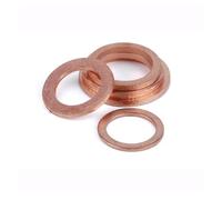1/5/10 pièces M21 M22 M23 M24 M25 M26 M27 M28 M30 Laiton Cuivre D'étanchéité Bateau Écraser Rondelle Joint Plat Anneau Bouchon De Vidange Joint D'huile Raccord 2mm(M23x28x2 10Pcs)