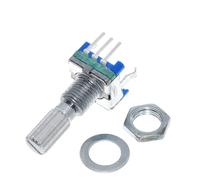 1/5/10 pièces poignée prune 15mm 20mm codeur rotatif commutateur de codage/EC11/potentiomètre numérique avec interrupteur 5 broches(5PCS 20MM)