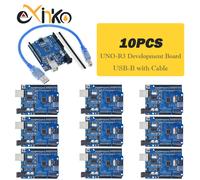 1/5/10 pièces UN0 R3 carte ATmega328P carte de développement avec en-tête de broche et câble Compatible avec les projets Arduino IDE type-c 1PC-TYPE-C