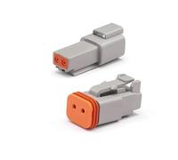 1/5/10 Sets 2P/3P/4P/6P/8P 22-16AWG Waterproof Electrical Wire Connector Plug Kit DT06-2S DT04-2P NWPNLXEA(B sets,5 Sets)