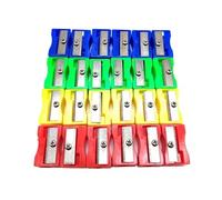 1/5/12 PCS/lot Plastic crayon taille-crayon Couleur Couleur standard Machine de coupe crayon École de bureau(5 PCS)