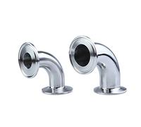 1.5" 2” 3” 4” Tri Clamp x 38mm 51mm 91mm 102mm Pipe OD 304 Stainless Steel 90 Degree Elbow Fitting Home Brew Beer Wine Cheerfully (Size : 108mm x Ferrule 119)