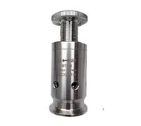 1.5" 2" Tri Clamp 0.3-4 Bar Adjustable Pressure Relief Safety Valve Sanitary SUS 304 Stainless Steel Beer Brewing Fermenter Keg(K64mm)