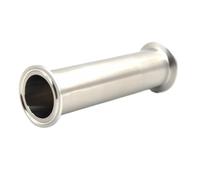 1.5" & 2" Tri Clamp Sanitary Spool Tube - 304/316L Stainless Steel Pipe Fitting (OD 19/25/32/38/51mm) for Distillation, Brewing(SUS316L-305mm,OD51mm TC64)