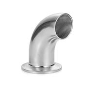 1.5" & 2" Tri Clamp SS304 90° Elbow - One Side Butt Weld, One Side Tri Clamp Sanitary Fitting For Beer, Wine & Brewing(32mm x Ferrule 50.5,SUS304)