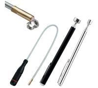 1.5/3/5 Livres Tiges Télescopiques Magnétique,55CM Outil de Ramassage Magnétique Flexible,Aimant Telescopique,Outil Récupérateur