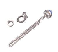 1,5 Élément Chauffant Électrique À Immersion For Cafetière À Piston Tri-clamp 240 V, Raccord Tri-clamp, Puissance : 2,5 KW, 3,5 KW, 4,5 KW, 5,5 KW(Set-1,Stainless Steel,2.5KW)