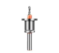 1/5 forets à fraiser réglables - Queue de 8 mm ou 10, limiteur noyau for défonceuse bois, fraise en alliage for trous vis précision(4X8mm)