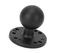 1.5 inch Ball Mount Base, Anti Slip Locking Adjustment Ball Mount Ram Accessories with Amps Hole Round Plate for C Size Double Socket Arms