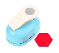1.5 Inch Hexagon Paper Punch | Heavy Duty Lever Handle | Hexagonal Hole Pun
