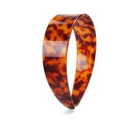 1.5 inch Tortoise Shell Headband, Non Slip Acetate Hair Hoop with Teeth, Lightweight Fashion Hair Band for Women Daily Use