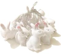 1,5 m de corde de lapin de Pâques Lumière 10 LED -Lampe Lapin Décoration Happy Decor