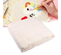 1.5 M X 2 M Toile Punch Needle Pur Coton, Toile À Broder Point De Croix, Tissu Punch Needle, Toiles Souple A Broderie Tissu, Tissus À Broder pour Couture De Vêtements Et Fabrication Artisanale