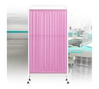 1-5 Panneaux Décrans Confidentialité Médicaux, Écran Confidentialité Médical Portable Roulettes, Cloison Pliante Mobile, Séparateur De Pièce Autoportant, Pour Cliniques(E,4-Panel)