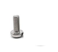1/5/PCS M1.6 M2 M2.5 M3 M4 M5 M6 M8 GB818 316 A4 en Acier Inoxydable Antirouille Croix Encastré Rond Pan Tête Boulon Vis(60mm,1pc M8)