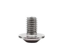 1/5/pcs M3 M4 M5 M6 M8 A2 304 en Acier Inoxydable Hexagonal Douille Allen Demi Ronde Bouton Bride Tête avec Rondelle Vis Boulon(50 mm,M8 1pc)